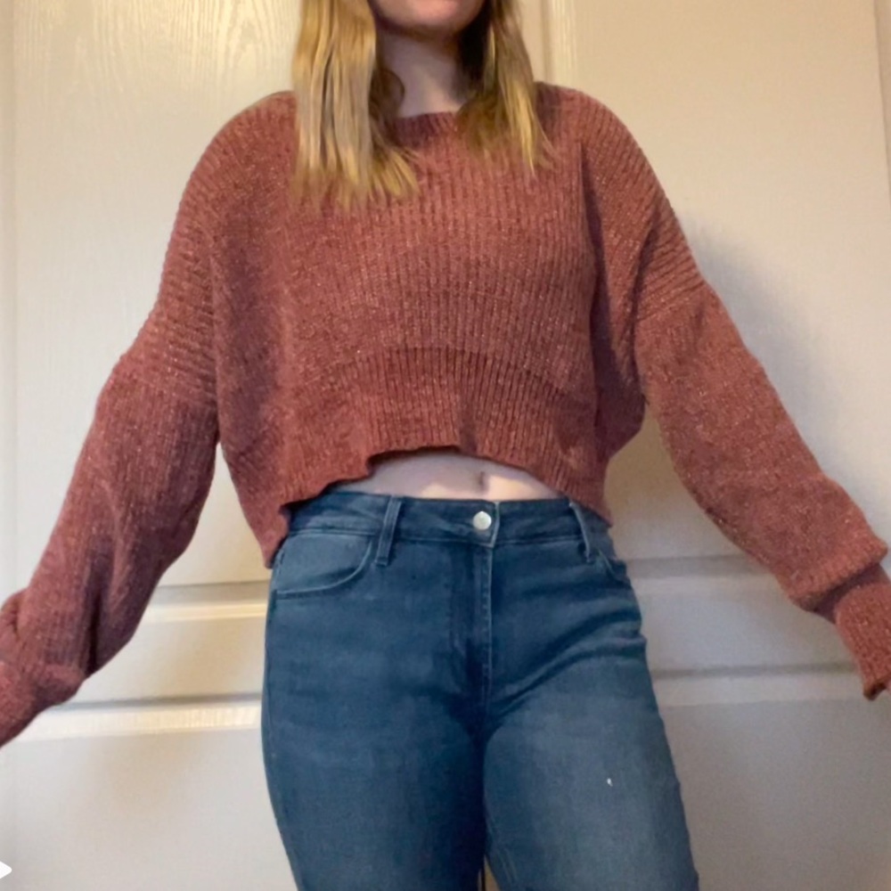 Brand “double zero” pink sweater in a size medium